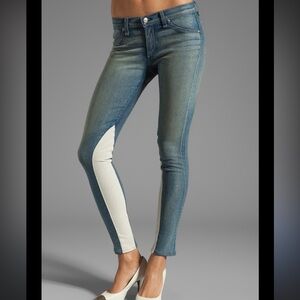 Rag & Bone Women's Skinny Jeans with Contrast Panels